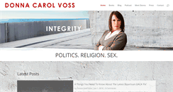 Desktop Screenshot of donnacarolvoss.com